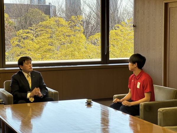 市長面会中の風景