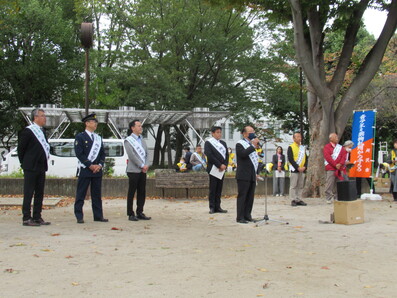 キャンペーン開会式の様子