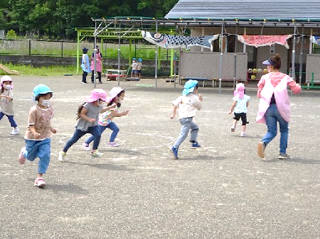 幼稚園の様子