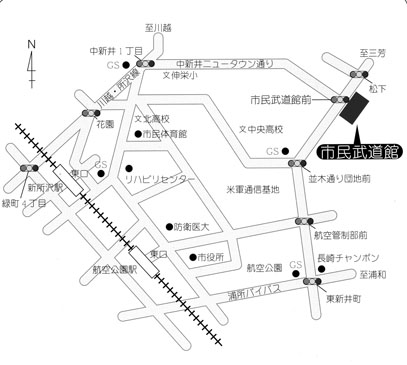 市民武道館周辺